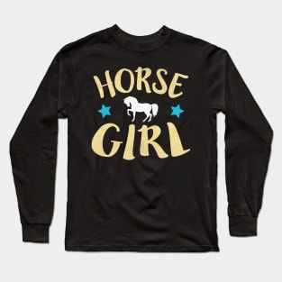 Horse Girl Novelty Equestrian Horse Lover Gift Long Sleeve T-Shirt